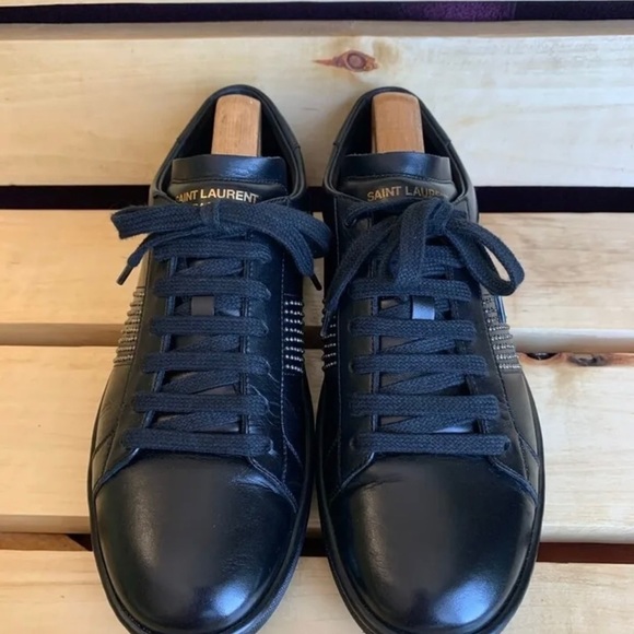 Saint Laurent Shoes - 🔥 Saint Laurent Paris shoes studded low court trainers size 6